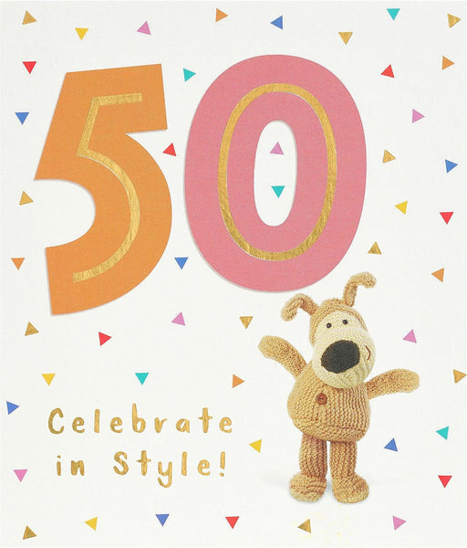 Boofle 50th Birthday Card