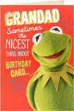 The Muppets Funny Kermit The Frog Grandad Birthday Card