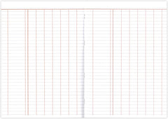 32 Pages A4 Book Keeping Analysis (297 x 210mm)