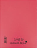 Silvine Exercise Book Ruled and Margin 80 Pages 229x178mm Red