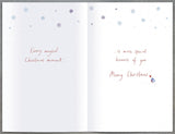 Mistletoe Kisses Wife Christmas Card