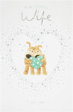 Wife Anniversary Card Romantic Anniversary Card Holding Heart