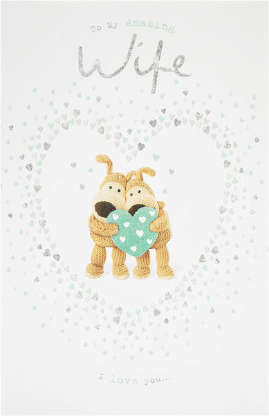 Wife Anniversary Card Romantic Anniversary Card Holding Heart