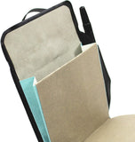 Silvine Elasticated Pocket Notebook with 80 Pages and Durable PVC Covers with Pen