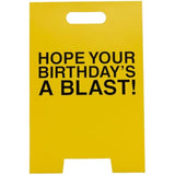 UK Greetings Birthday Card for Dad - Funny 3D Sign Design