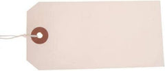 120 x 60mm White Strung Tags (Pack of 100)