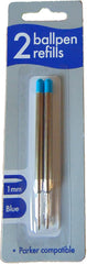 Twin Pack Black Ballpoint Pen Refills – Parker Style Compatible Ink Cartridges