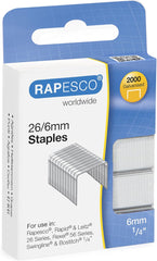 26/6mm Galvanised Staples Retail Pack (Pack 2000)