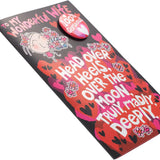 UK Greetings Valentine's Day Card For Wife - Cute Design with Badge