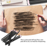 5 Star Office China Graph Pencil 4mm Column Non-toxic Black (Pack 12)