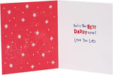 Christmas Card for Daddy - Cute Polar Bears Design