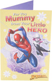 UK Greetings Marvel Spiderman Mother's Day Card - Hero Design