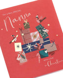 Christmas Greeting Card for Nanna – Charming Presents Theme