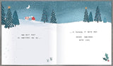 Wife Cute Polar Bear Embellished Christmas Card