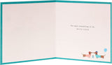 Cute Sausage Dog Design Husband Birthday Card