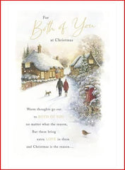 UK Greetings Both of You Traditional Christmas Card - for Both of You at Christmas