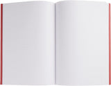 Silvine EX107 - A4 Exercise Book Ruled Red PK10