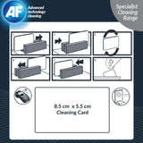 AF Cardclene Cleaning Cards with Isopropanol for Swipe-reading Machines Foil Sachets Ref CCP020 [Pack of 20],Assorted,8.5 x 5.5 centimeters