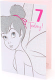 7th Tinker Bell Disney Card for 7 Year Old Girl