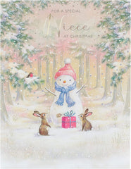 Christmas Card for a Wonderful Niece – Heartfelt Festive Design