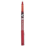 Pilot V5 Liquid Ink Rollerball 0.5 mm Tip Red Single