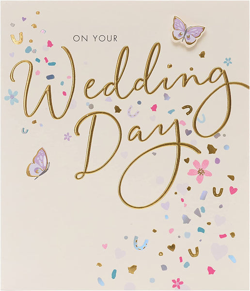 Friend Contemporary Wedding Card