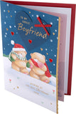 Hallmark Boxed Christmas Card for Boyfriend - Cute Forever Friends Winter Love Design