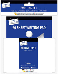 Luxury Writing Set – 60 Sheets, 30 Envelopes & Pen | Perfect for Letters, Notes & Gifting