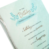 Hallmark Birthday Card - Classic Text Design with Verse
