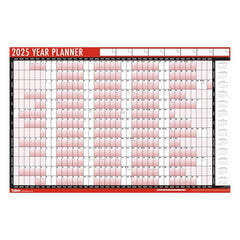R&B Full Year Wall Planner Calendar – A1 Yearly Wall Chart