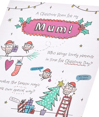 Christmas Card for Mum - Doodle Poem Design