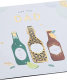 Father's Day Card For Dad With Envelope - Beer Design