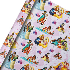Disney Princesses & Pets Design 2M Gift wrap Roll - Pack of 3