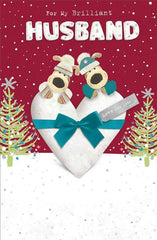 Boofle Brilliant Husband Christmas Card