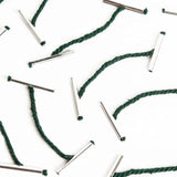 Q-Connect Treasury Tags 76mm Green Metal Ends Pack of 100