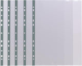 A4 Multi-Punched Pockets – 100% Recycled, 90 Microns – Pack of 100 Eco-Friendly & Durable Sleeves