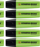Stabilo Boss Original Green Highlighter (Pack of 10)