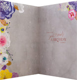 Traditional Floral Design Birthday Card