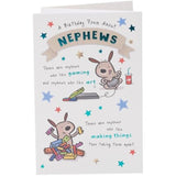 Sweet Poem Design Nephew Birthday Card