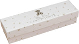 Widdop White Baby Birth Certificate Holder with 3D Teddy Icon