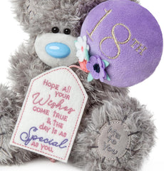 Me To You Bear 9" 18th Birthday, Gray