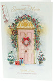 Pretty Pink Christmas Door Lovely Mum Christmas Card