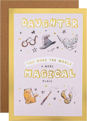 Warner Brother Harry Potter Magical Daughter Birthday Card