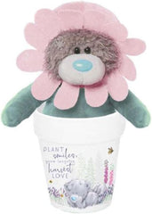Me to You Tatty Teddy Bear in Plant Pot Shaped Mug - Official Collection! White