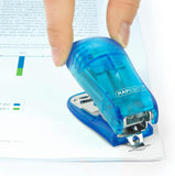 Rapesco Mini Stapler, Staples and Punch Set – Blue