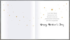 For My Amazing Partner With Love On Mother's Day Card