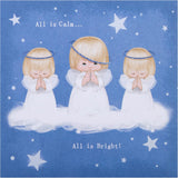Christmas Cards - Pack of 16 in 2 Cute Retro Angel Designs