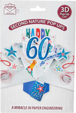 Happy 60th Birthday Pop-Up Greeting Card