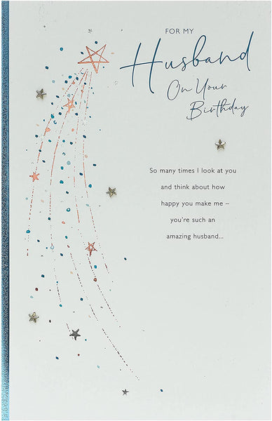 Birthday Card for Husband with Loving Words