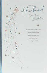 Birthday Card for Husband with Loving Words